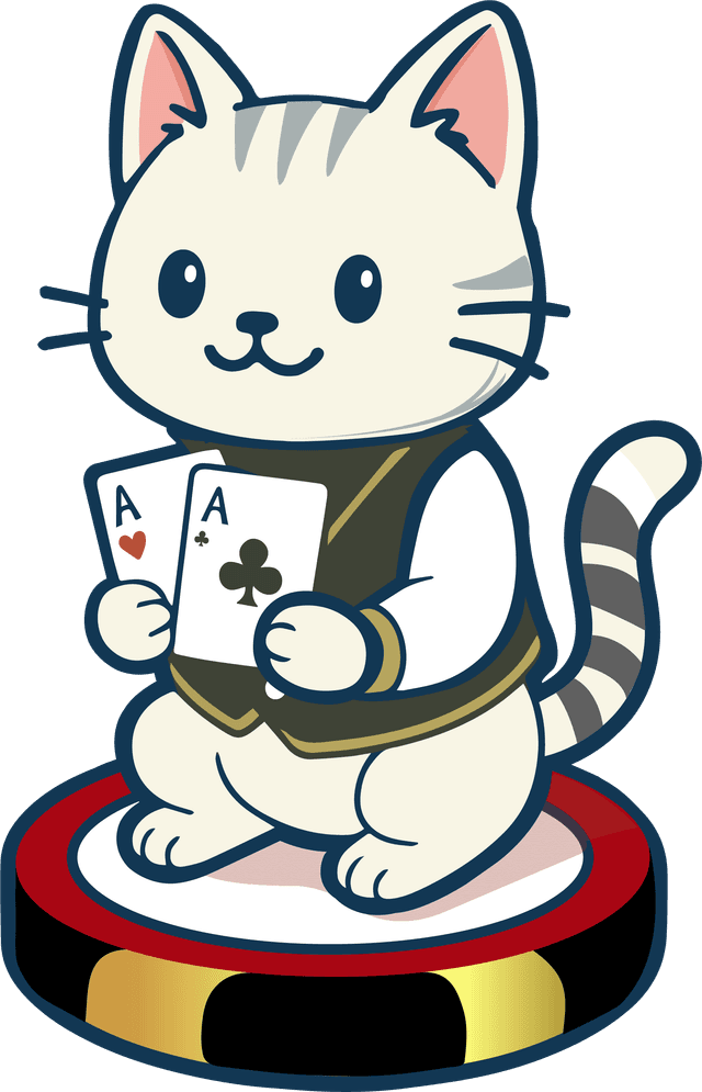 Purr Poker Mascot